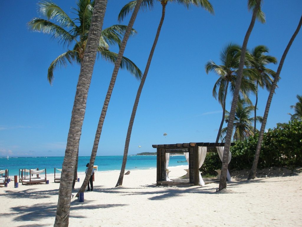 dominican republic, beach, sea, caribbean, nature, vacations, blue